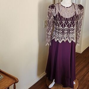 Cachet Long Formal Mother of the Bride 90's Y2K Dress